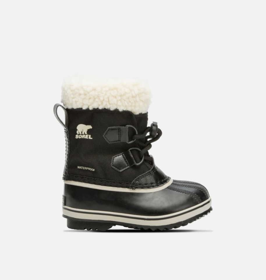 Black Children's Yoot Pac Nylon Boot Sorel