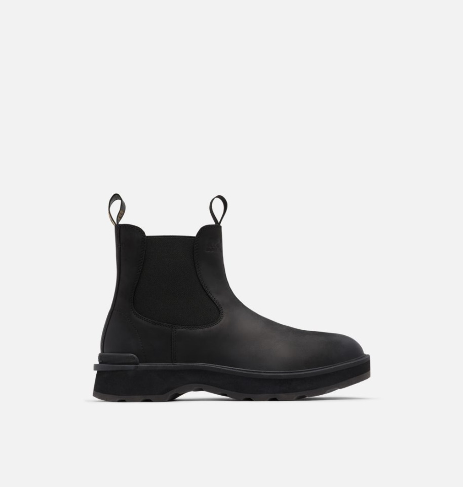 Black-Jet Sorel Men's Hi-Line Chelsea Boot