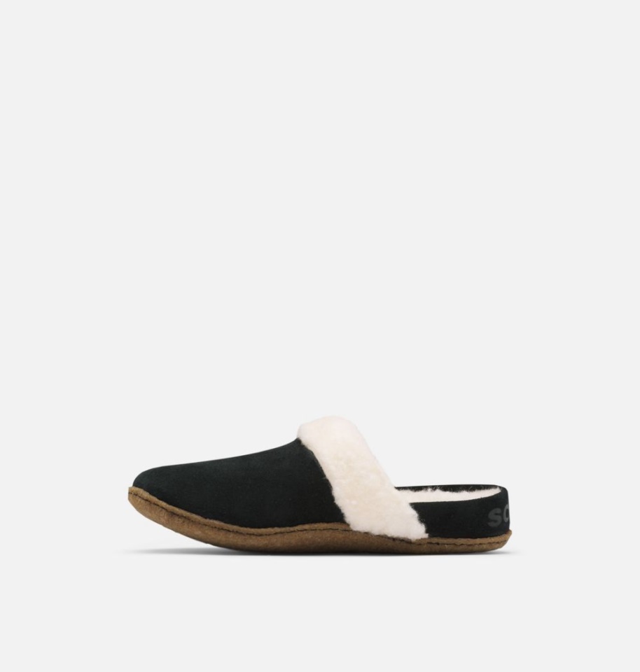 Black-Natural Sorel Women's Nakiska Slide Ii Slipper
