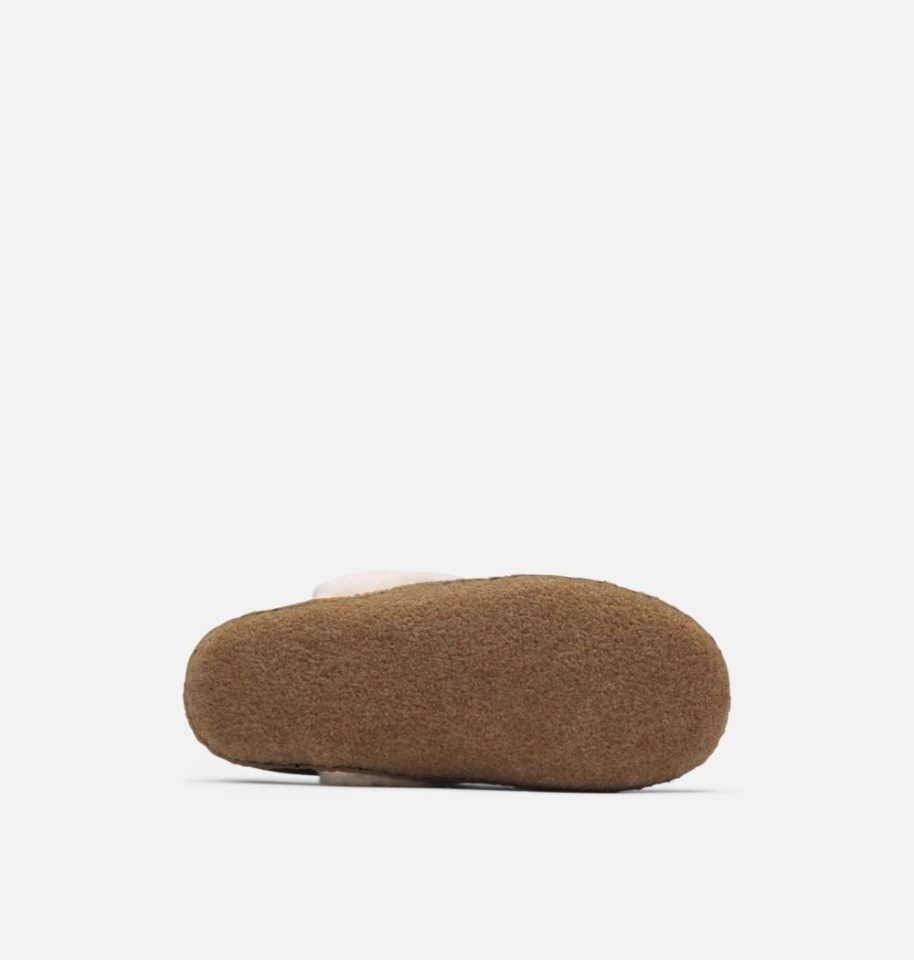 Black-Natural Sorel Women's Nakiska Slide Ii Slipper