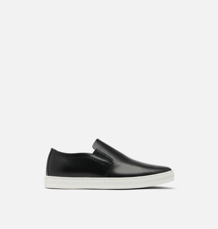 Black-Sea Salt Sorel Mens Caribou Mod Slip-On