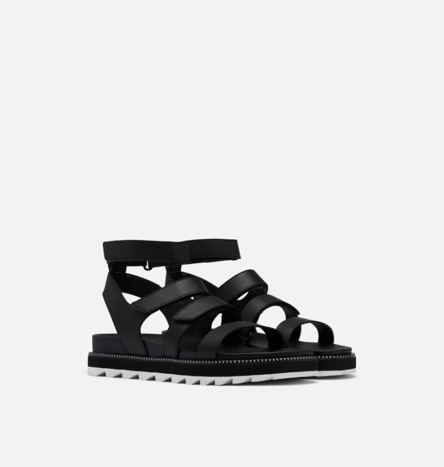 Black-Sea Salt Women's Roaming Multi Strap Sandal Sorel