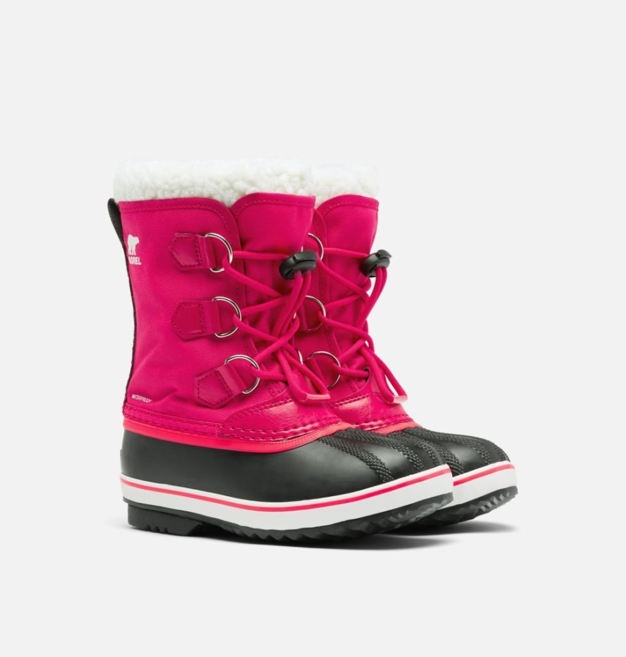 Bright Rose Sorel Children's Yoot Pac Nylon Boot