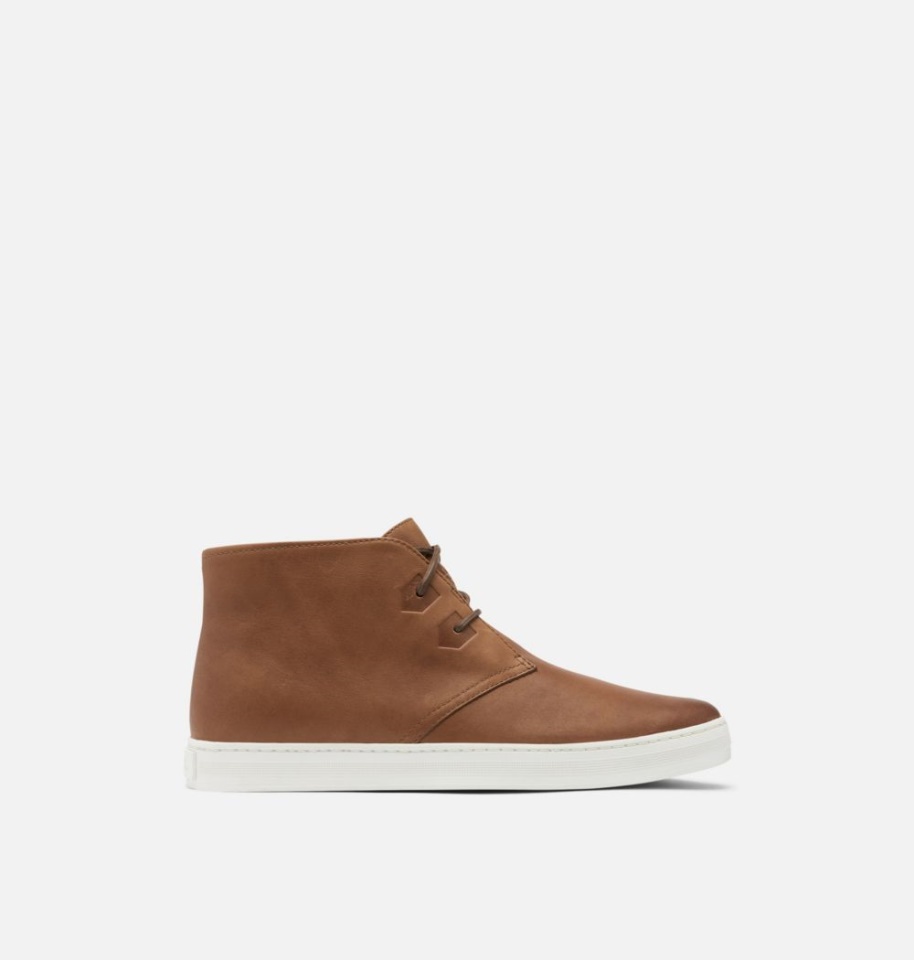 Brown Flora-Sea Salt Sorel Mens Caribou Mod Chukka