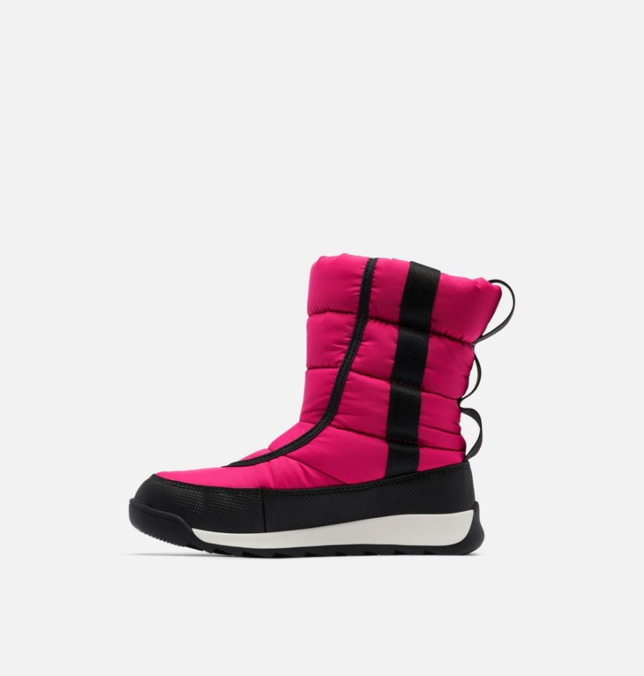 Cactus Pink-Black Sorel Youth Whitney Ii Puffy Mid Boot