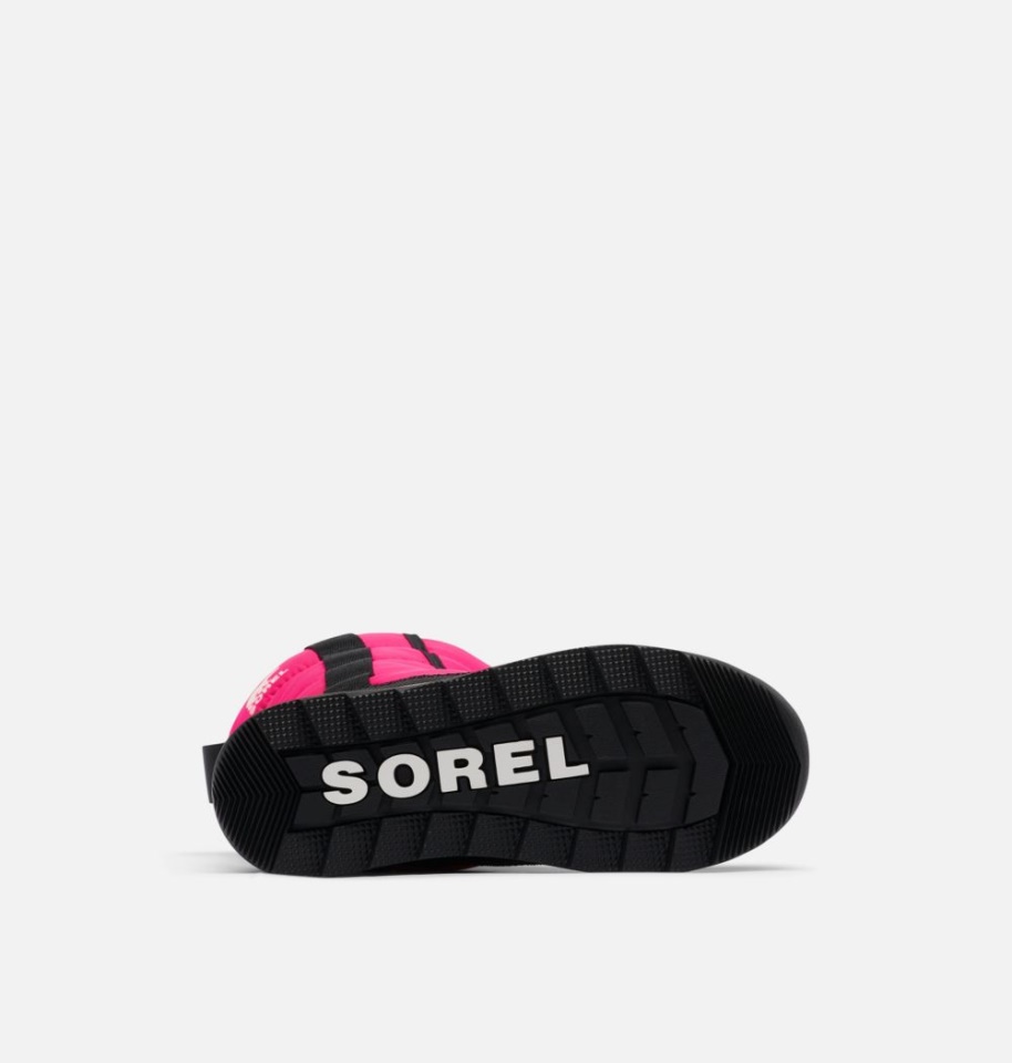 Cactus Pink-Black Sorel Youth Whitney Ii Puffy Mid Boot