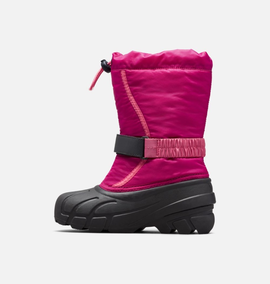 Deep Blush-Tropic Pink Youth Flurry Boot Sorel