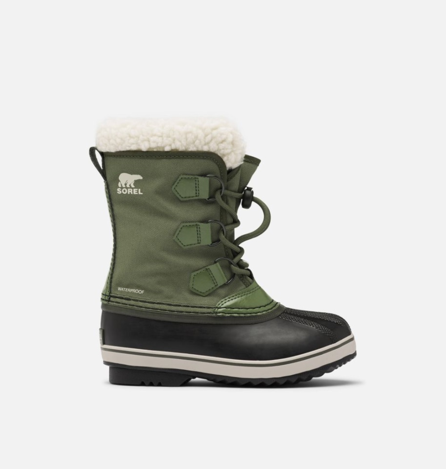 Hiker Green Sorel Youth Yoot Pac Nylon Boot