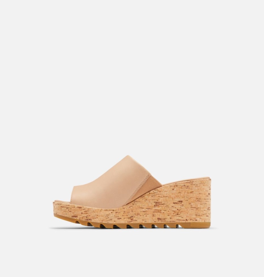 Honest Beige-Sea Salt Sorel Women's Cameron Wedge Mule Sandal