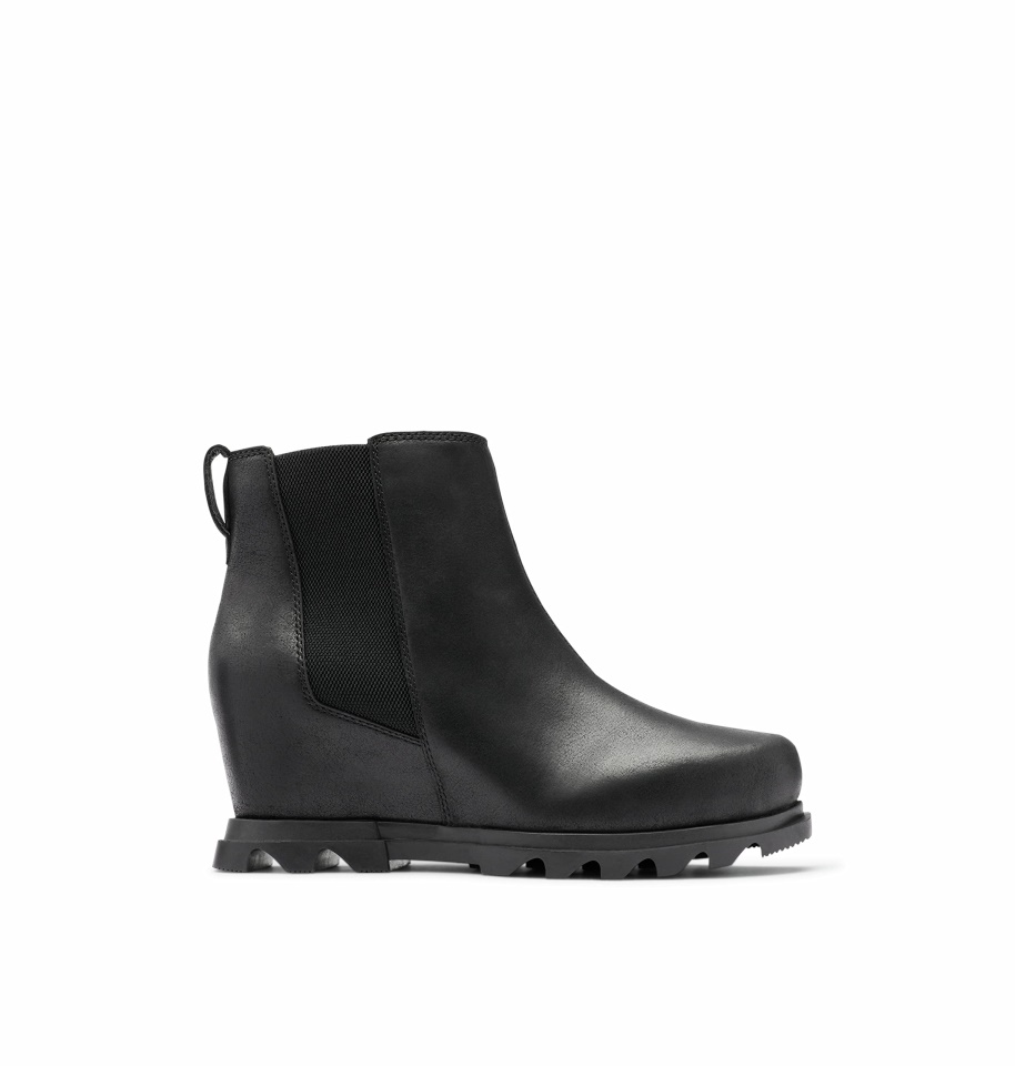Joan Of Arctic Wedge Iii Chelsea Wide Black Sea Salt Sorel