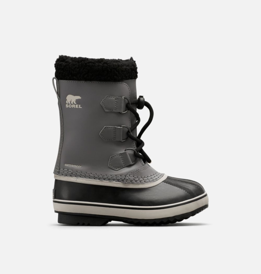 Quarry-Black Sorel Youth Yoot Pac Tp Boot