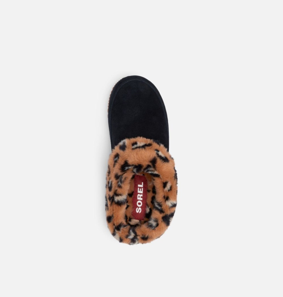 Sorel Black-Tawny Buff Women's Go Coffee Run Slipper