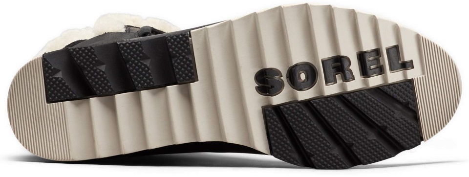 Sorel Black Womens Harlow Bootie Cozy