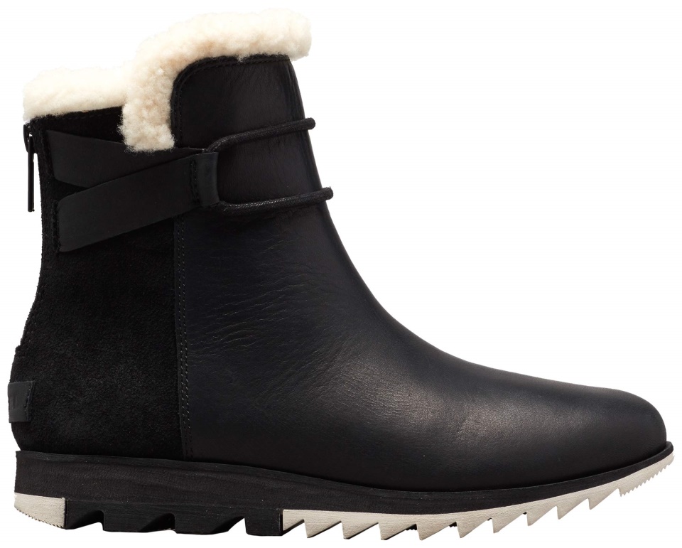 Sorel Black Womens Harlow Bootie Cozy