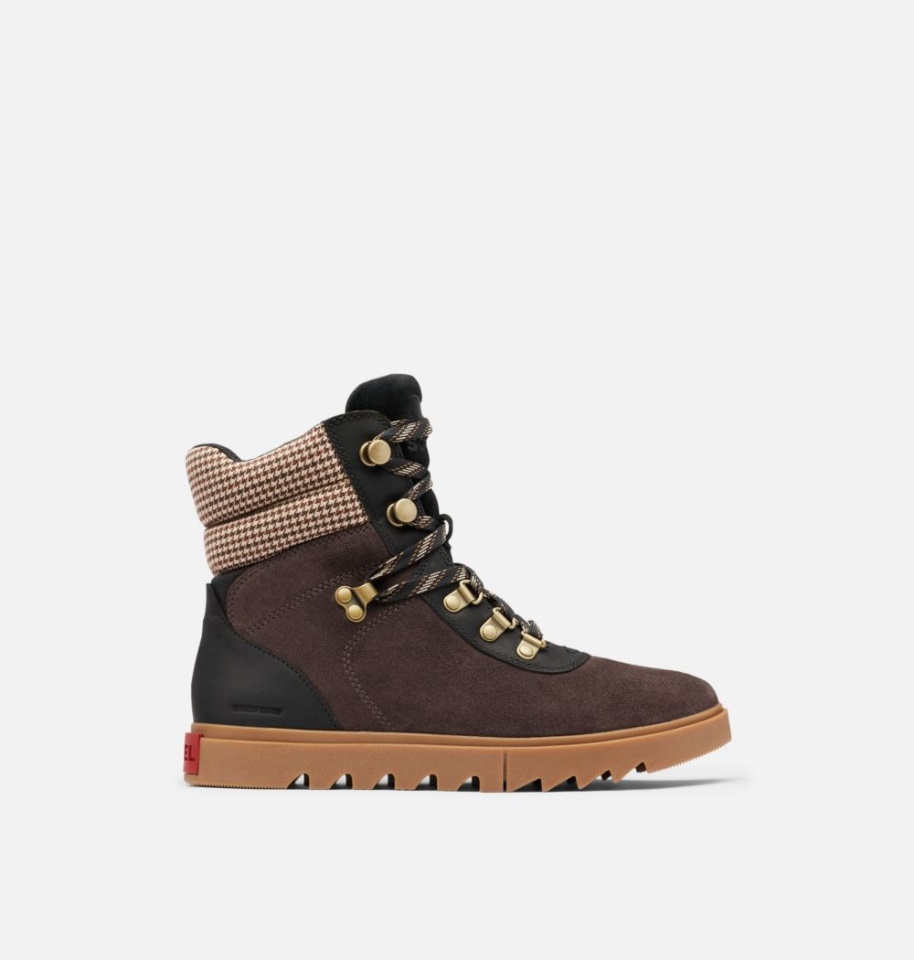 Sorel Blackened Brown-Black Women's Joan Of Arctic Next Lite Hiker Boot