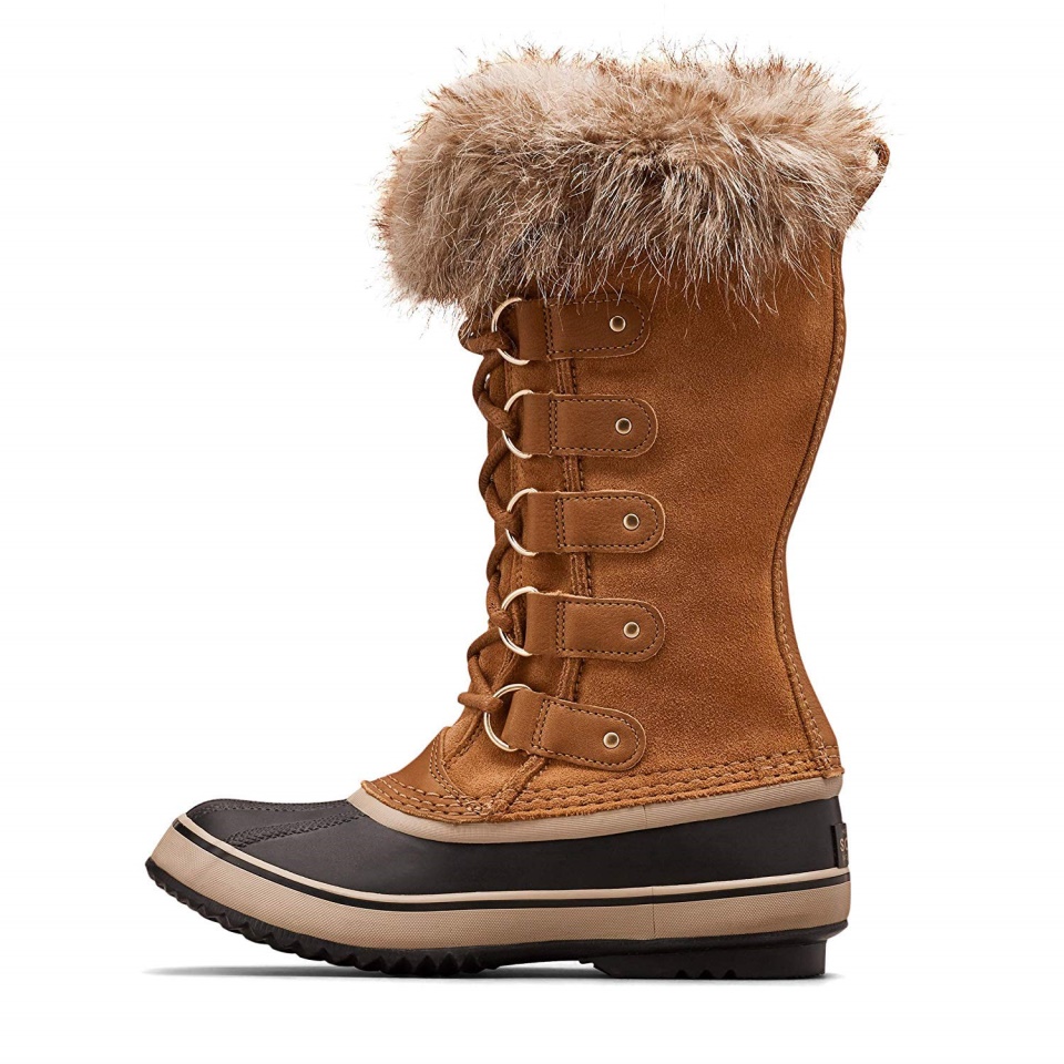 Sorel Camel Brown Black Joan Of Arctic Womens Boots