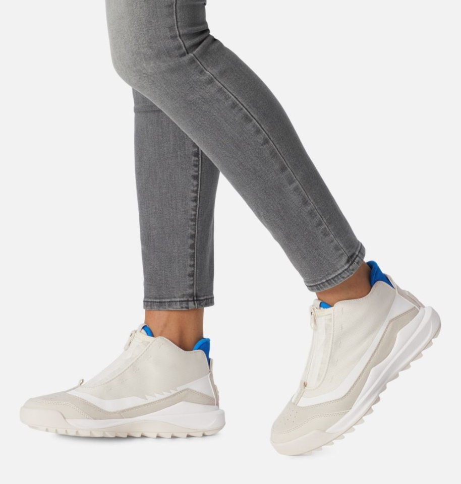 Sorel Chalk-Hyper Blue Women's Ona 718 Mid Sneaker