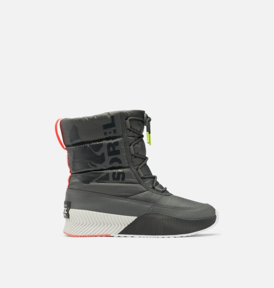 Sorel Grill-White Women's Out 'N About Iii Puffy Lace Boot