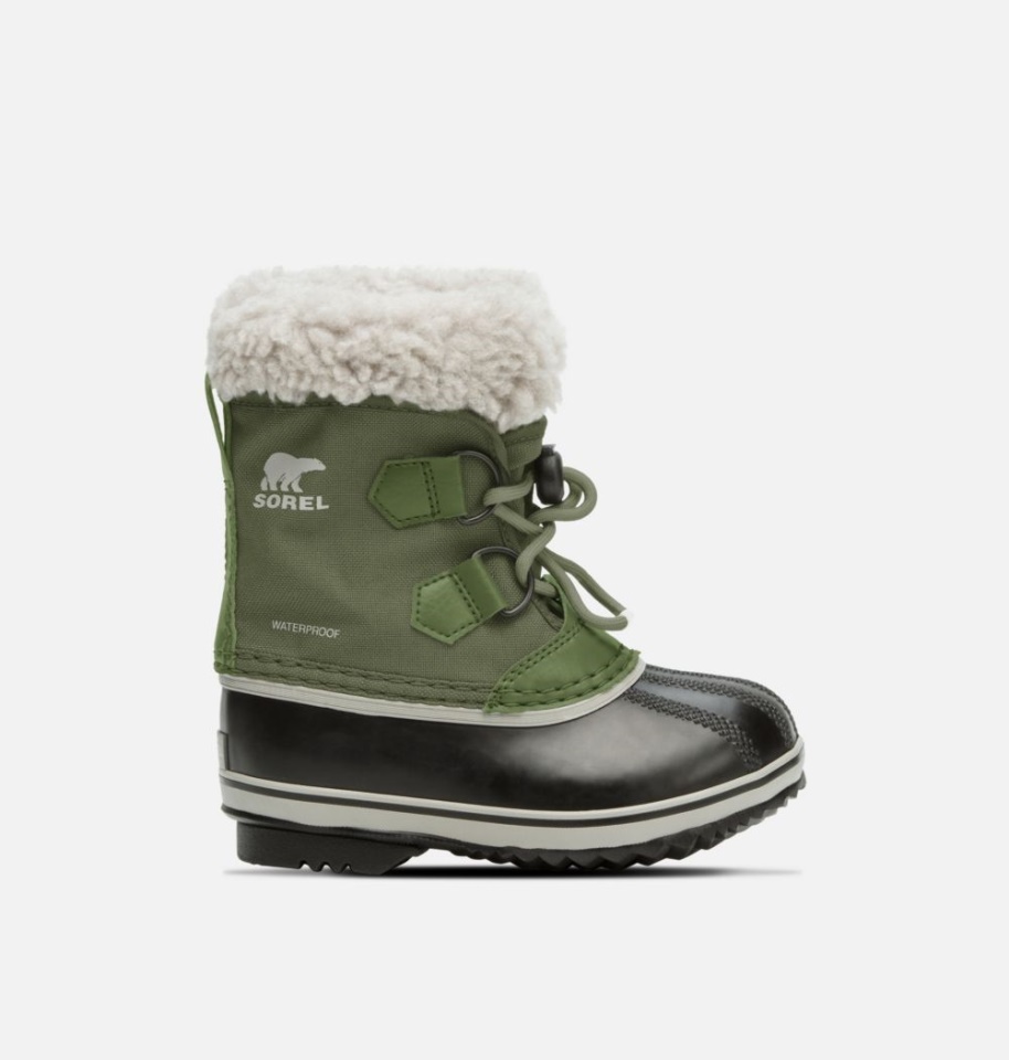 Sorel Hiker Green Children's Yoot Pac Nylon Boot