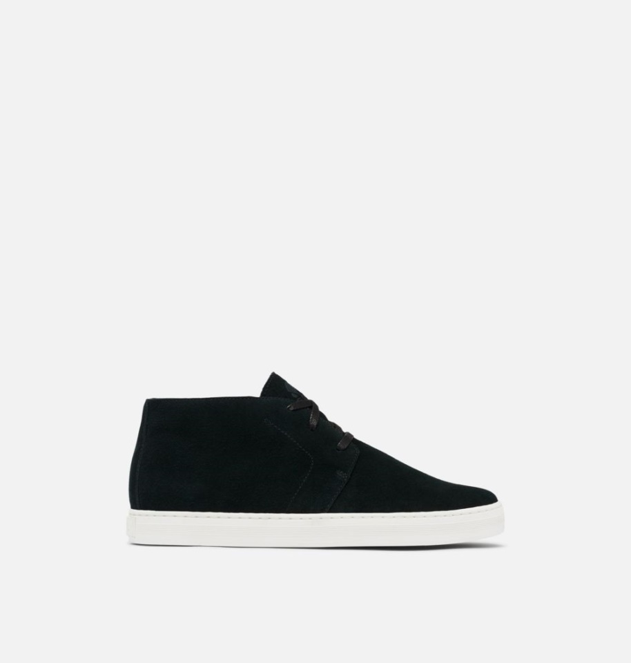 Sorel Men's C-Street Chukka Sneaker Black-Sea Salt