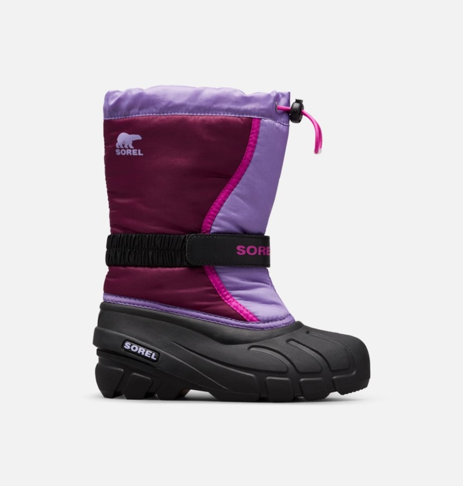Sorel Purple Dahlia-Paisley Purple Youth Flurry Boot