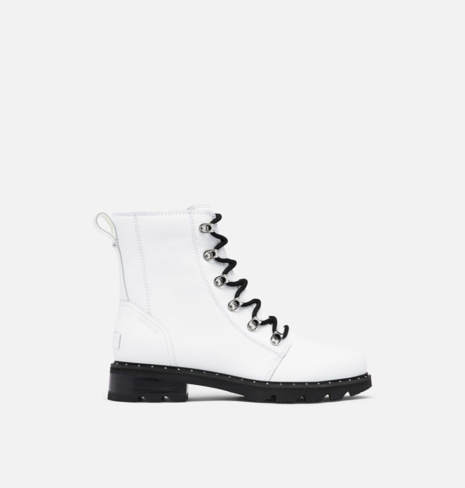 Sorel White Women's Lennox Lace Waterproof Boot