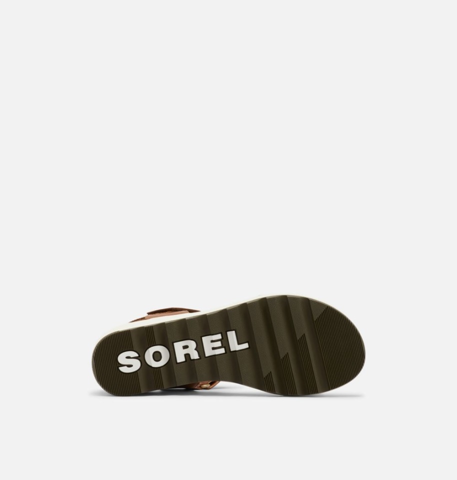 Sorel Women's Cameron Wedge Sandal Velvet Tan