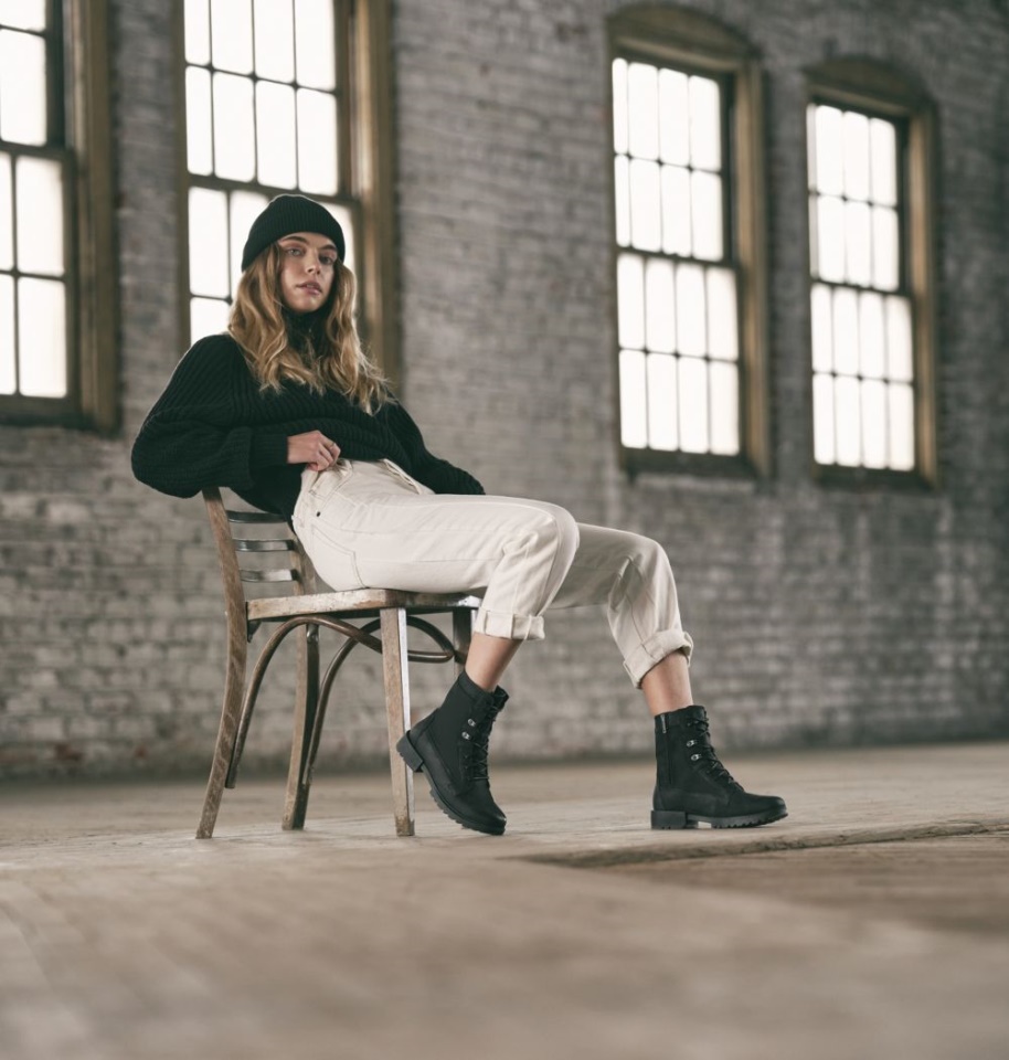 Sorel Women's Emelie Ii Lace Bootie Black-Black