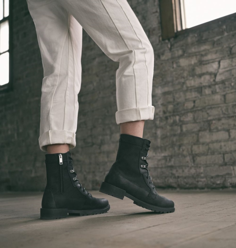 Sorel Women's Emelie Ii Lace Bootie Black-Black