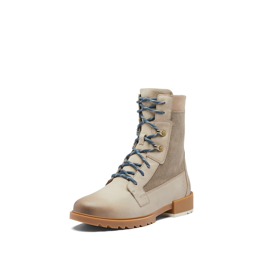 Sorel Women's Emelie Lace Boot Dark Moss-Black