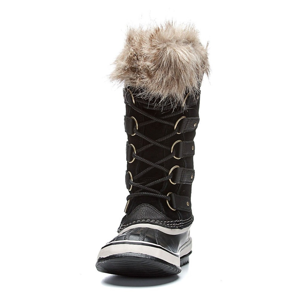 Sorel Women's Joan Of Arctic Knit Ii Snow Boots Black Stone