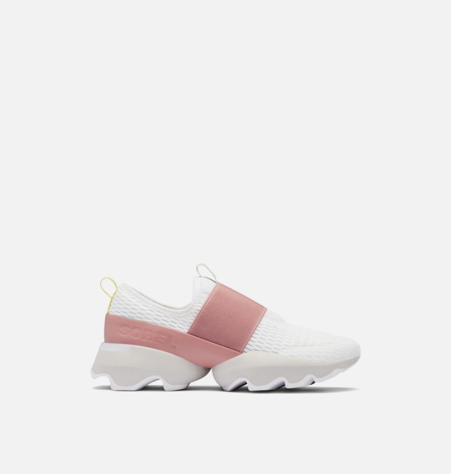 Sorel Women's Kinetic Impact Strap Sneaker White-Moonstone