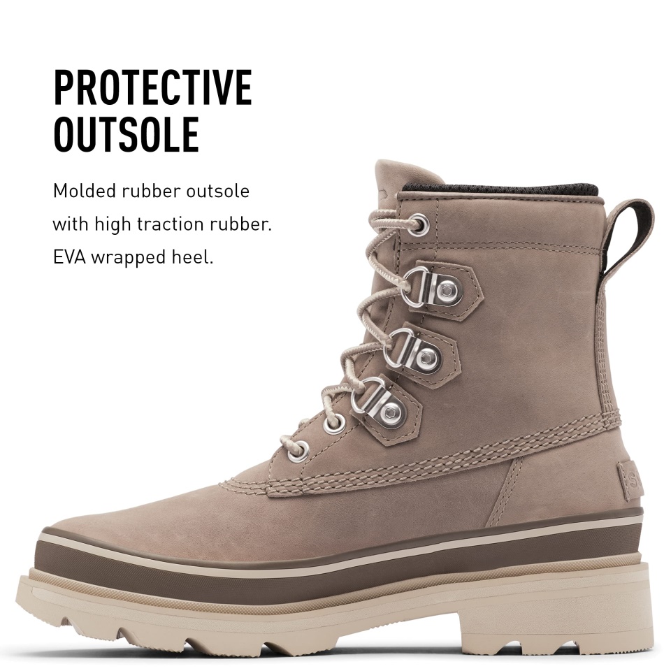 Sorel Women's Lennox Street Rain Boot White-Black