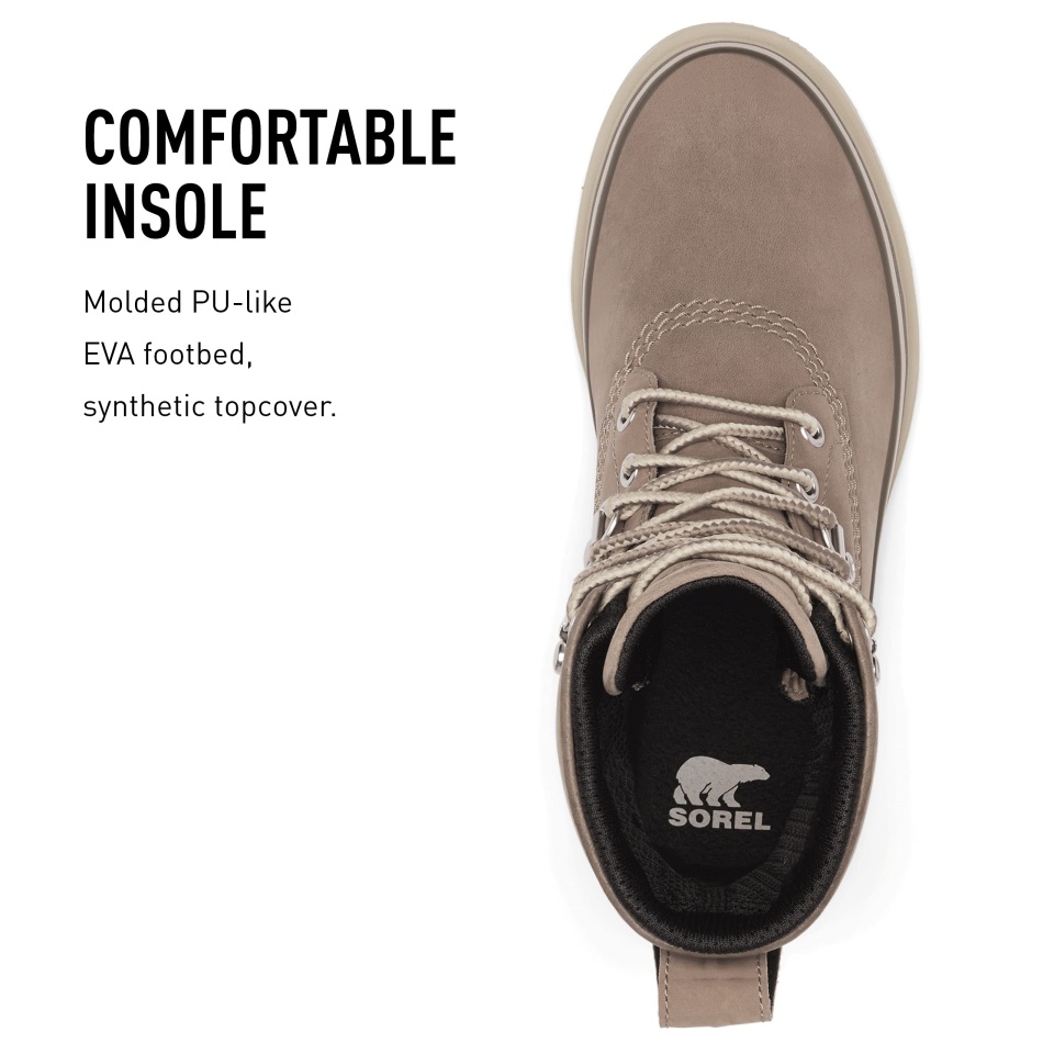 Sorel Women's Lennox Street Rain Boot White-Black