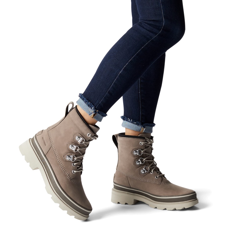 Sorel Women's Lennox Street Rain Boot White-Black