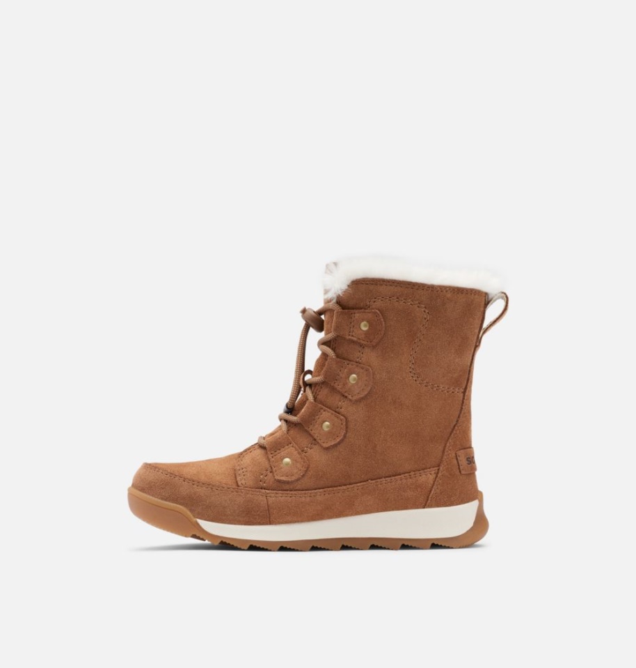 Velvet Tan-Chalk Sorel Youth Whitney Ii Joan Lace Boot