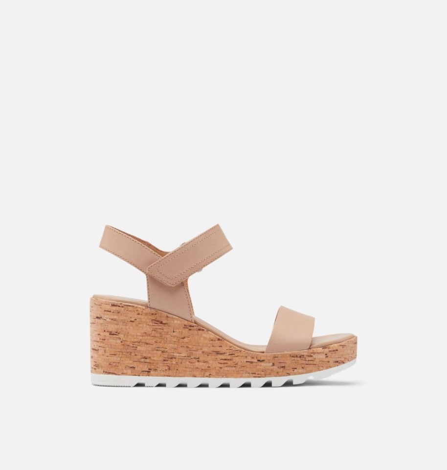 Women's Cameron Wedge Sandal Sorel Honest Beige