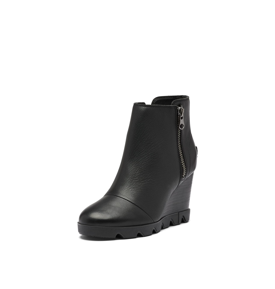 Women's Joan Uptown Zip Bootie Sorel Quarry-Black