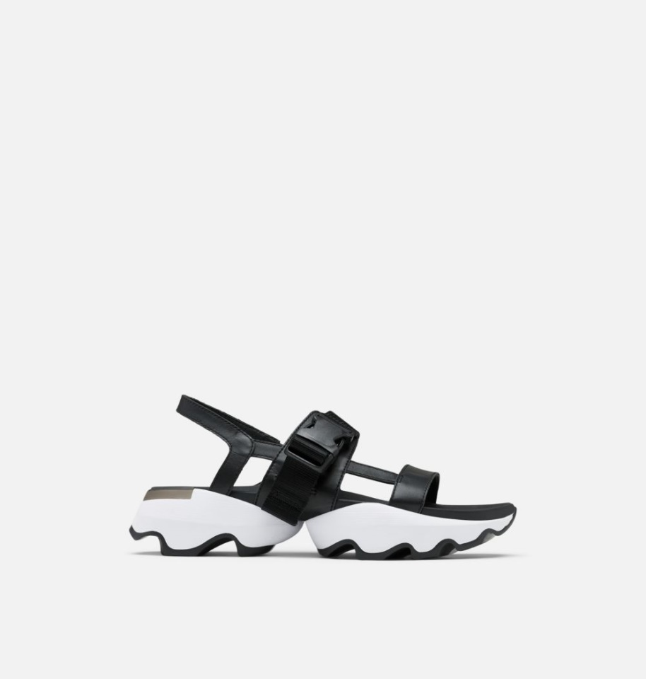 Women's Kinetic Impact Sling Sandal Sorel Black-White