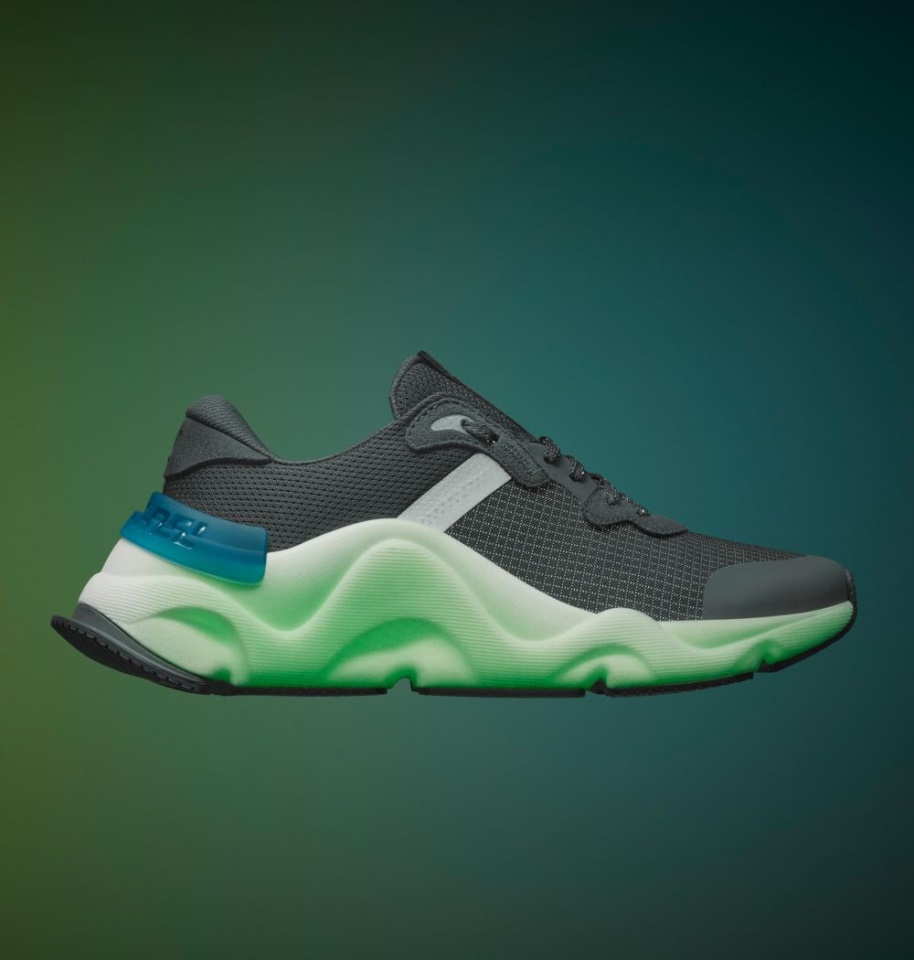 Women's Kinetic Rnegd Lace Glow Sneaker Sorel Grill-Spring Aqua