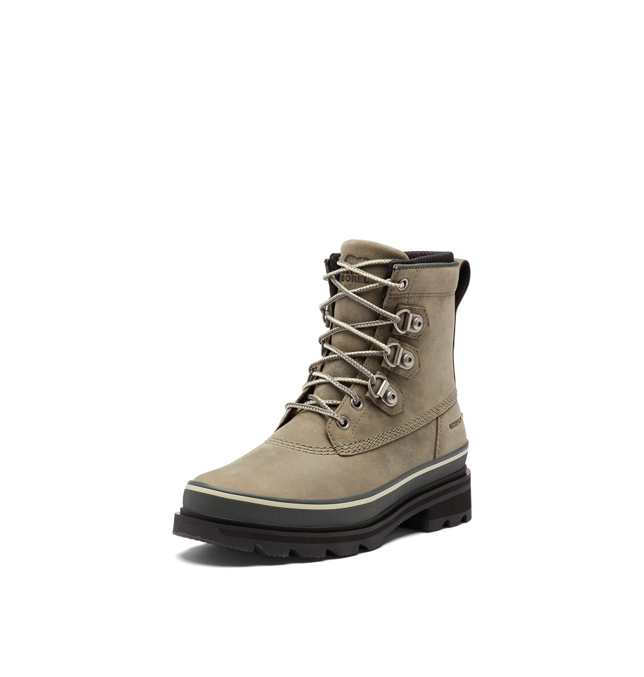 Women's Lennox Street Rain Boot Black-Ancient Fossil Sorel