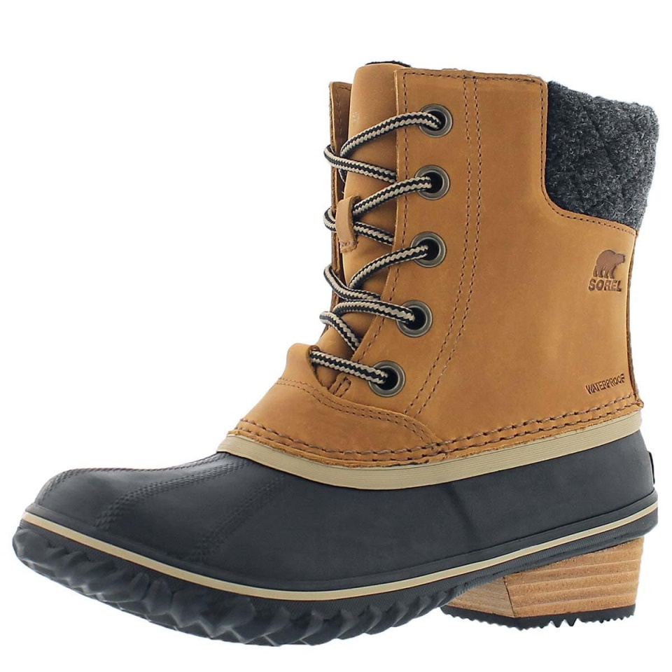 Women's Slimpack Lace Ii Snow Boot Sorel Elk Black