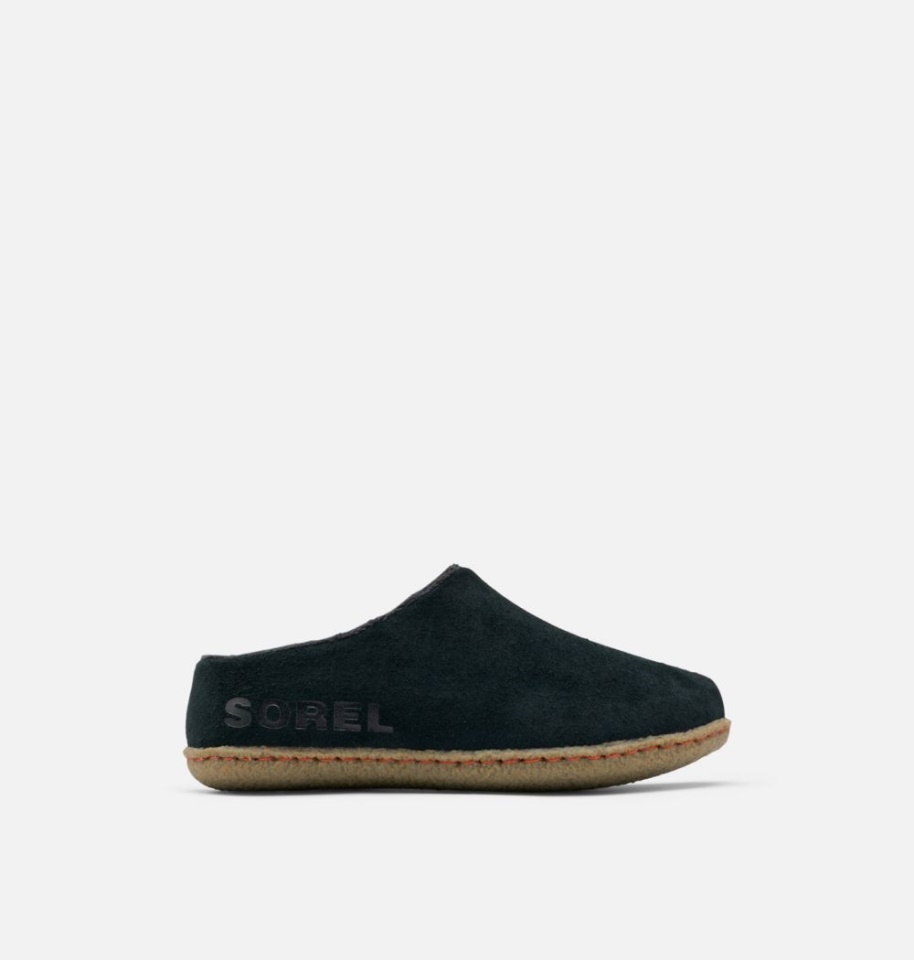 Youth Lanner Ridge Ii Slipper Black-Sage Sorel